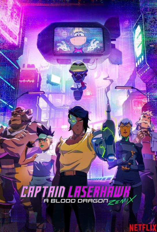 دانلود انیمیشنCaptain Laserhawk: A Blood Dragon Remix با زیرنویس فارسی چسبیده